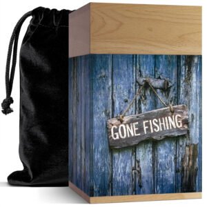 Gone Fishing - Large Cremation Urn