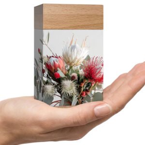 Australian Natives – Keepsake White Cremation Urn